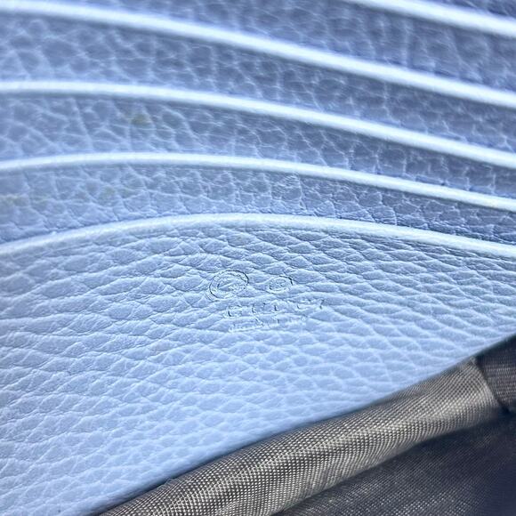 Gucci Interlocking G Betty Wallet On Chain Blue - Picture 11 of 14